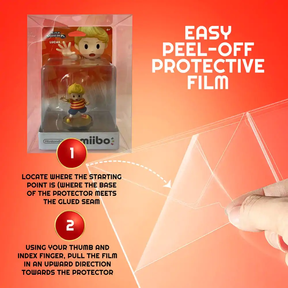 10 db-os PET protector védőtok csomag Amiibo figurákhoz termékfotó