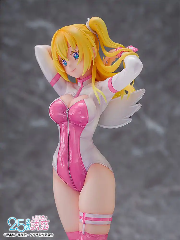 2.5 Dimensional Seduction 1/7 Liliel Angel School spin-off Training Suit/Ririsa PVC szobor figura 25 cm termékfotó