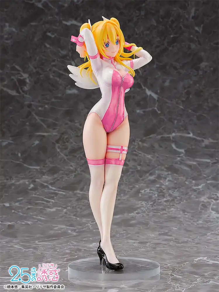 2.5 Dimensional Seduction 1/7 Liliel Angel School spin-off Training Suit/Ririsa PVC szobor figura 25 cm termékfotó