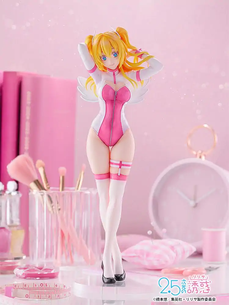 2.5 Dimensional Seduction 1/7 Liliel Angel School spin-off Training Suit/Ririsa PVC szobor figura 25 cm termékfotó