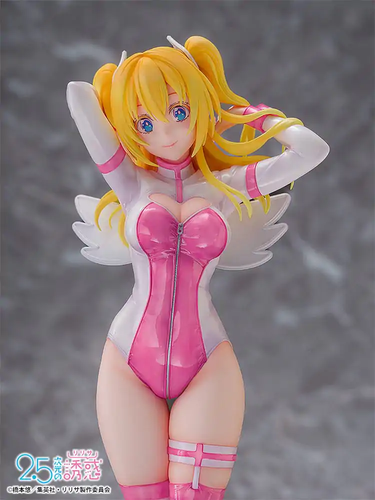 2.5 Dimensional Seduction 1/7 Liliel Angel School spin-off Training Suit/Ririsa PVC szobor figura 25 cm termékfotó