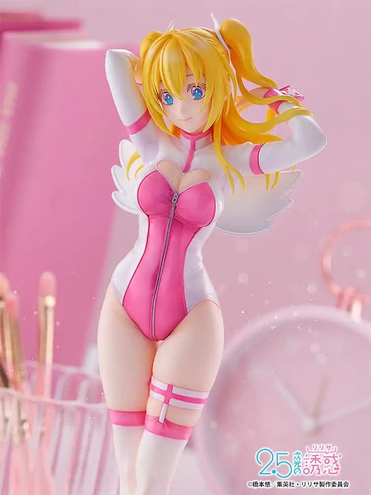 2.5 Dimensional Seduction 1/7 Liliel Angel School spin-off Training Suit/Ririsa PVC szobor figura 25 cm termékfotó