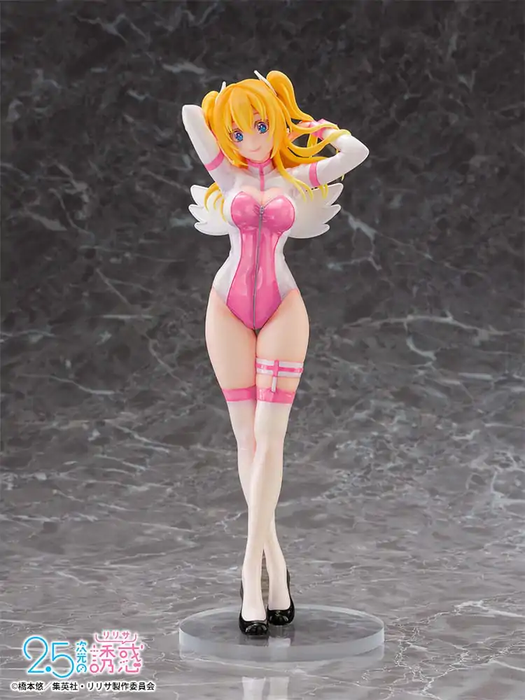 2.5 Dimensional Seduction 1/7 Liliel Angel School spin-off Training Suit/Ririsa PVC szobor figura 25 cm termékfotó