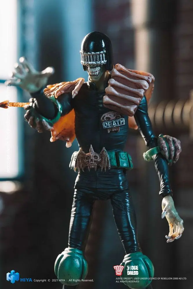2000 AD Exquisite 1/18 Judge Death Mini akciófigura 10 cm termékfotó