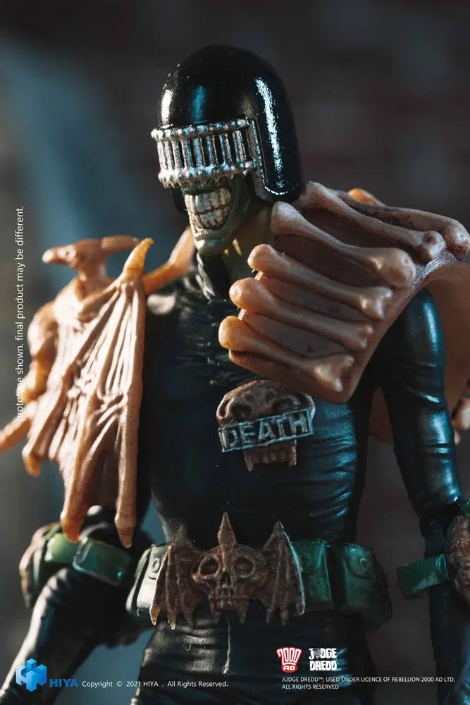 2000 AD Exquisite 1/18 Judge Death Mini akciófigura 10 cm termékfotó
