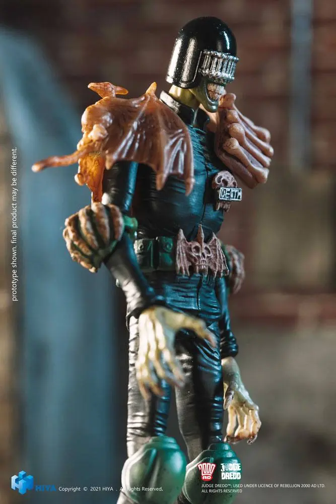 2000 AD Exquisite 1/18 Judge Death Mini akciófigura 10 cm termékfotó