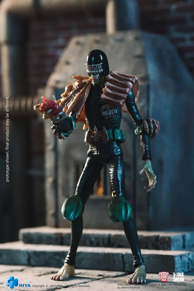 2000 AD Exquisite 1/18 Judge Death Mini akciófigura 10 cm termékfotó