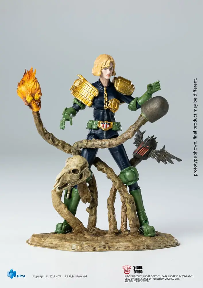 2000 AD Exquisite 1/18 Judge Dredd Judge Anderson VS The Dark Judges Mini akciófigura 10 cm termékfotó