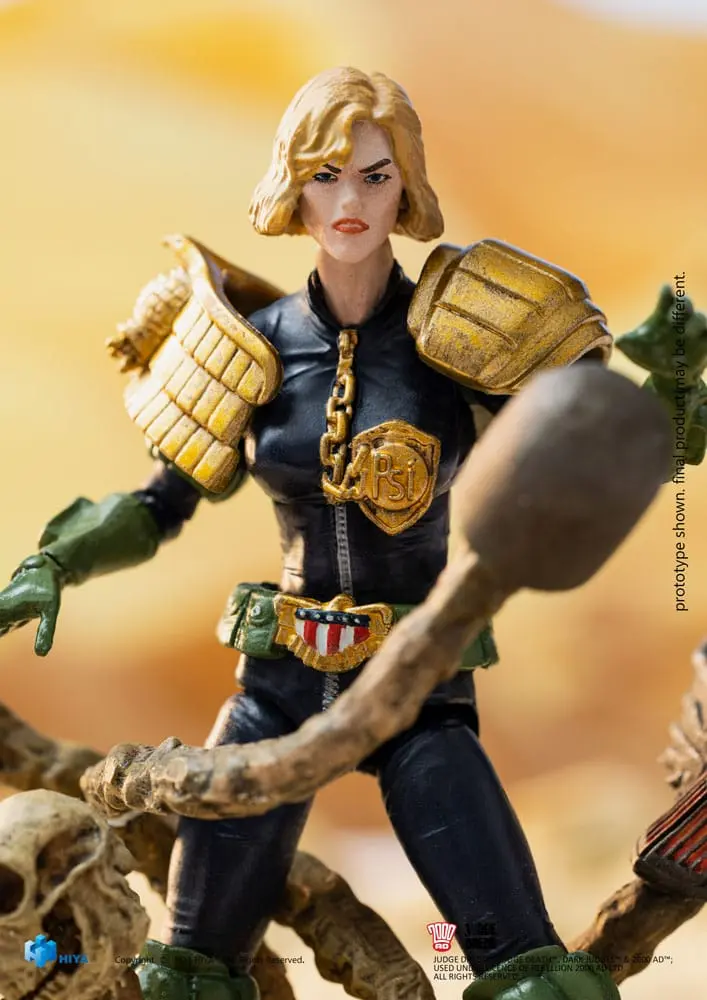 2000 AD Exquisite 1/18 Judge Dredd Judge Anderson VS The Dark Judges Mini akciófigura 10 cm termékfotó