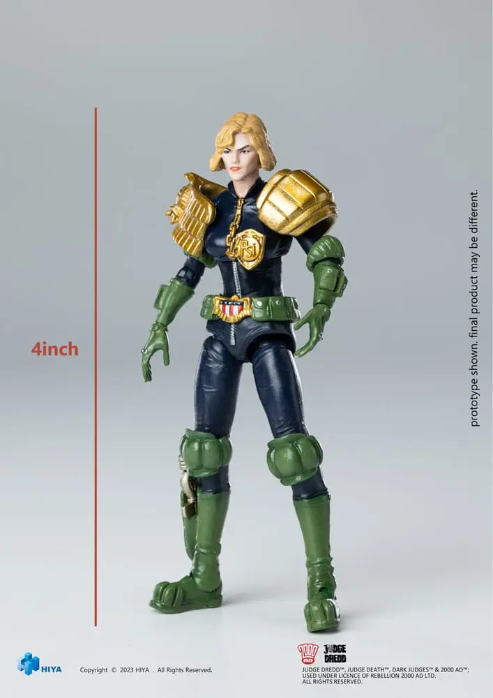 2000 AD Exquisite 1/18 Judge Dredd Judge Anderson VS The Dark Judges Mini akciófigura 10 cm termékfotó