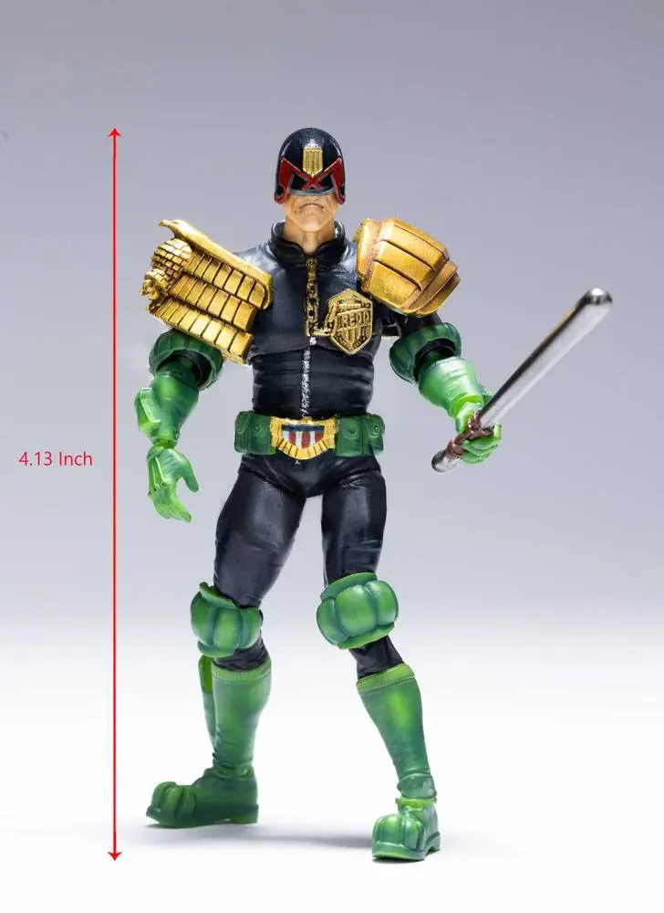 2000 AD Exquisite 1/18 Judge Dredd Mini akciófigura 10 cm termékfotó