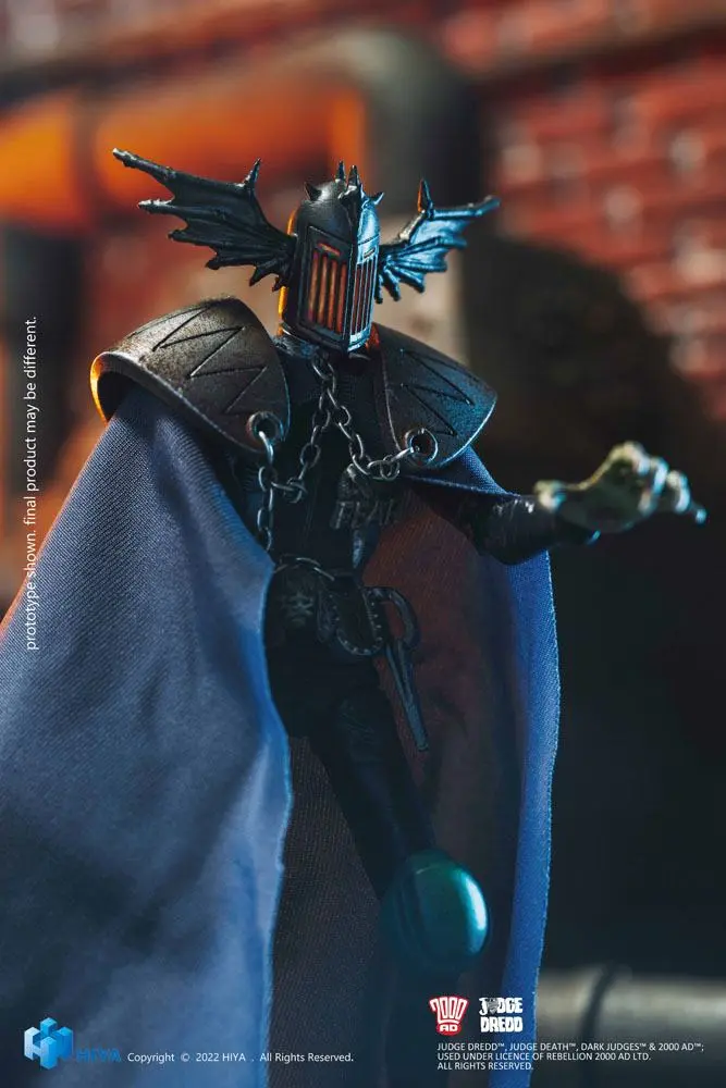 2000 AD Exquisite 1/18 Judge Fear Mini akciófigura 10 cm termékfotó