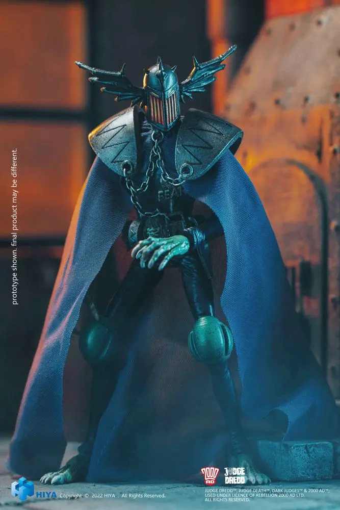 2000 AD Exquisite 1/18 Judge Fear Mini akciófigura 10 cm termékfotó