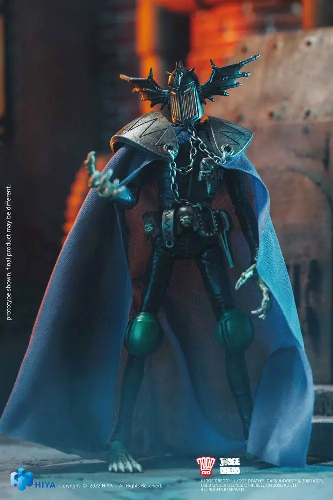 2000 AD Exquisite 1/18 Judge Fear Mini akciófigura 10 cm termékfotó