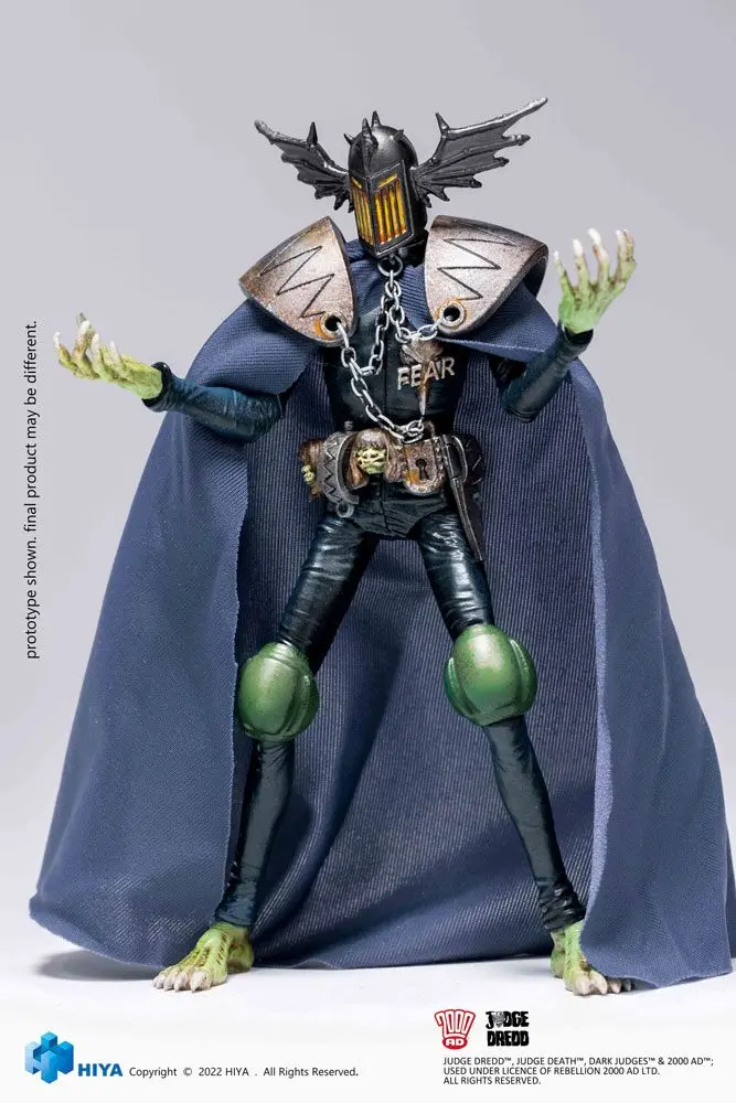 2000 AD Exquisite 1/18 Judge Fear Mini akciófigura 10 cm termékfotó