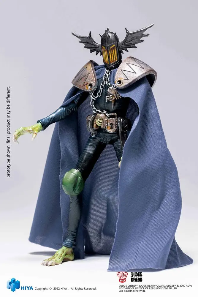 2000 AD Exquisite 1/18 Judge Fear Mini akciófigura 10 cm termékfotó