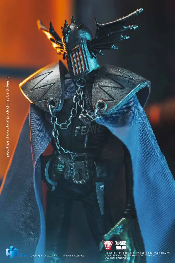 2000 AD Exquisite 1/18 Judge Fear Mini akciófigura 10 cm termékfotó