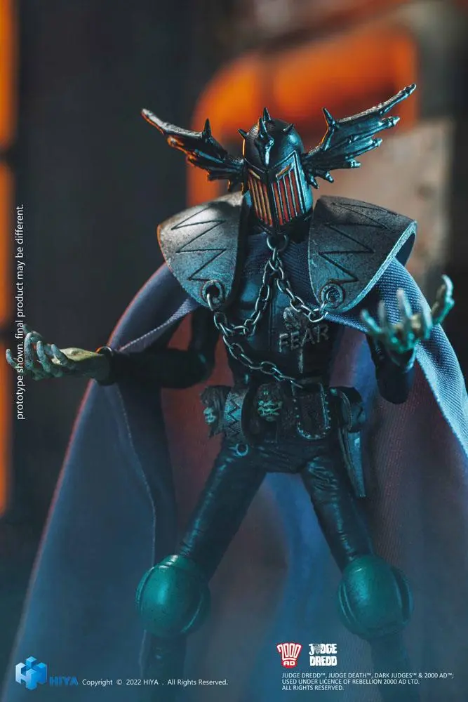 2000 AD Exquisite 1/18 Judge Fear Mini akciófigura 10 cm termékfotó