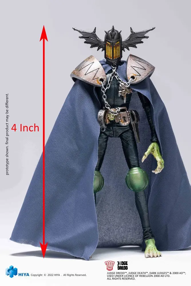 2000 AD Exquisite 1/18 Judge Fear Mini akciófigura 10 cm termékfotó