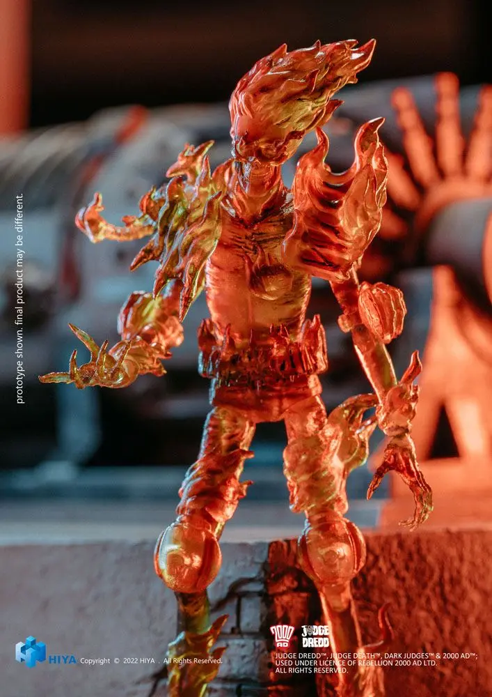 2000 AD Exquisite 1/18 Judge Fire Mini akciófigura 11 cm termékfotó