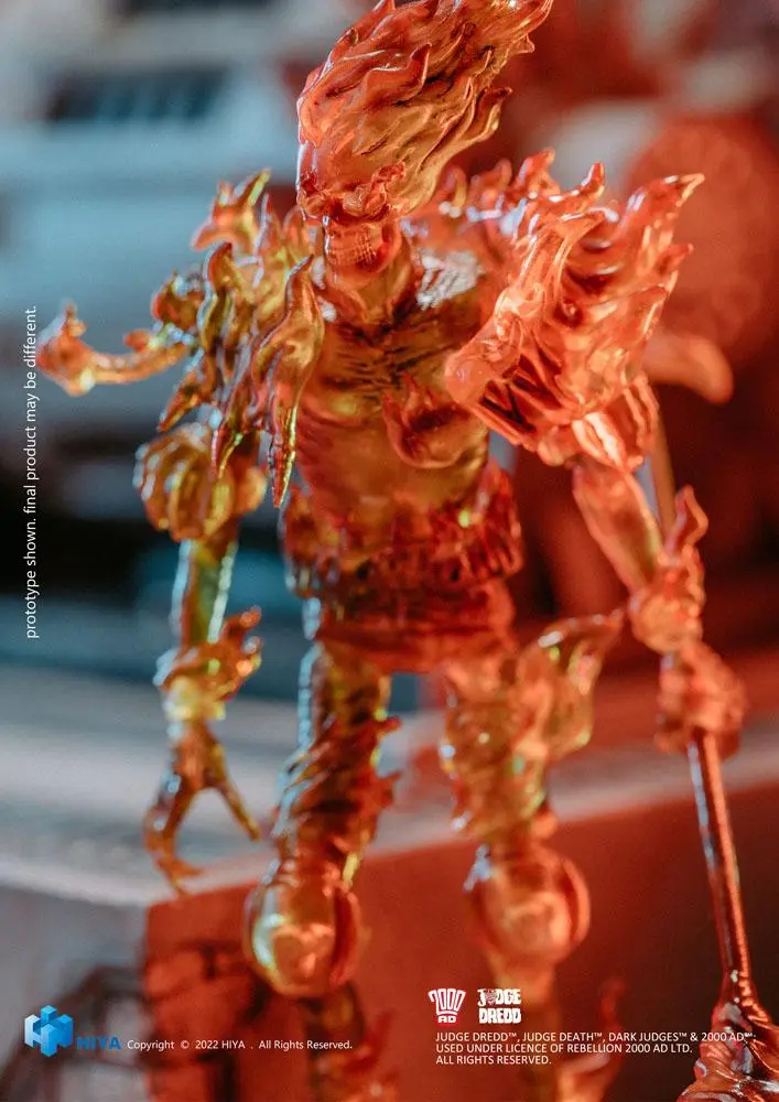 2000 AD Exquisite 1/18 Judge Fire Mini akciófigura 11 cm termékfotó