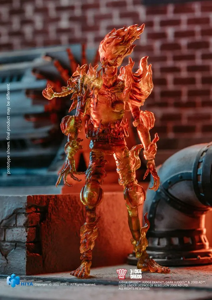 2000 AD Exquisite 1/18 Judge Fire Mini akciófigura 11 cm termékfotó