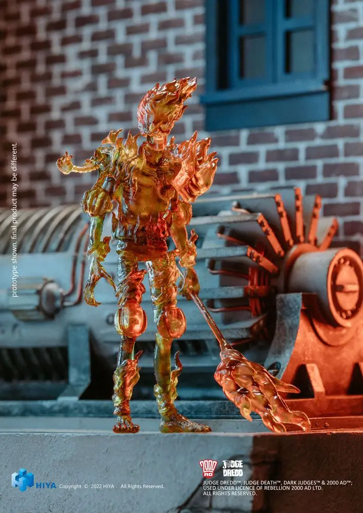 2000 AD Exquisite 1/18 Judge Fire Mini akciófigura 11 cm termékfotó