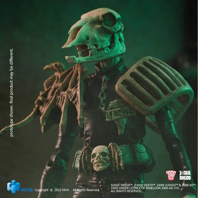 2000 AD Exquisite 1/18 Judge Mortis Mini akciófigura 11 cm termékfotó