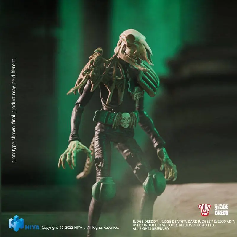 2000 AD Exquisite 1/18 Judge Mortis Mini akciófigura 11 cm termékfotó