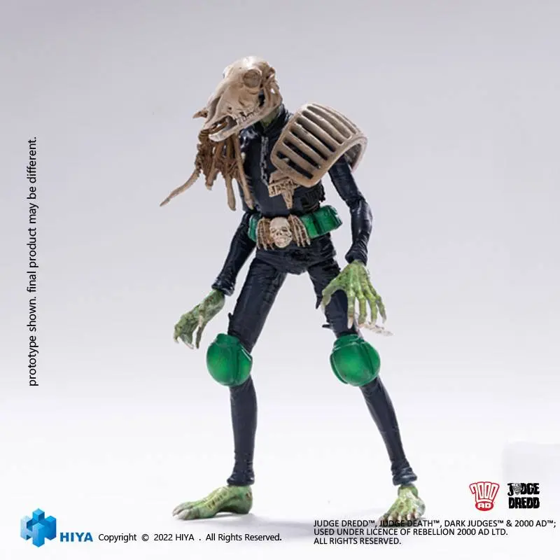 2000 AD Exquisite 1/18 Judge Mortis Mini akciófigura 11 cm termékfotó