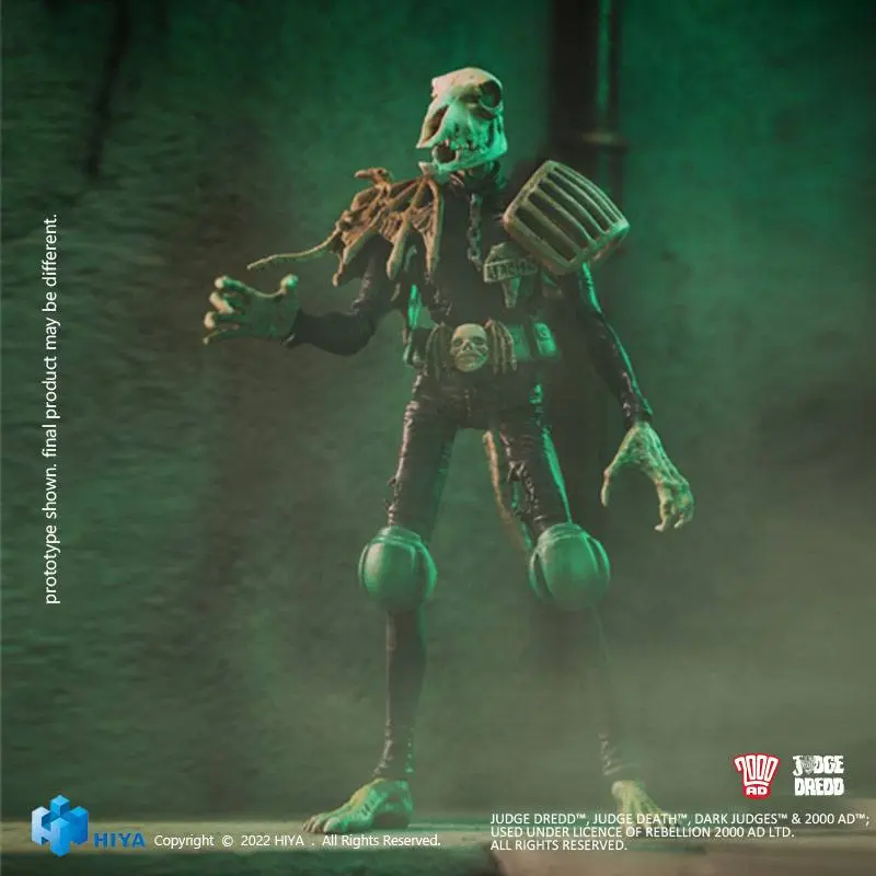 2000 AD Exquisite 1/18 Judge Mortis Mini akciófigura 11 cm termékfotó