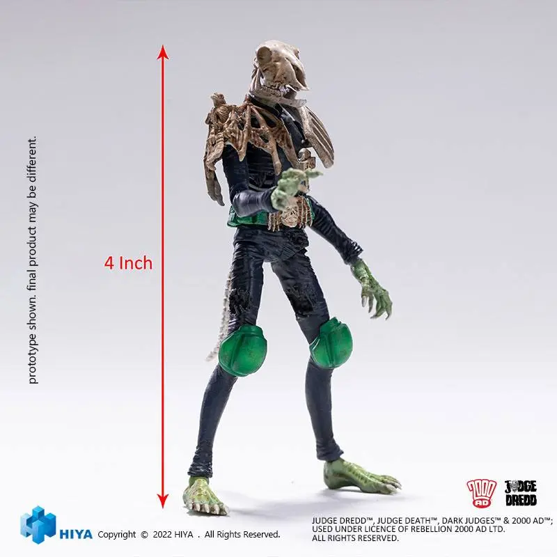 2000 AD Exquisite 1/18 Judge Mortis Mini akciófigura 11 cm termékfotó