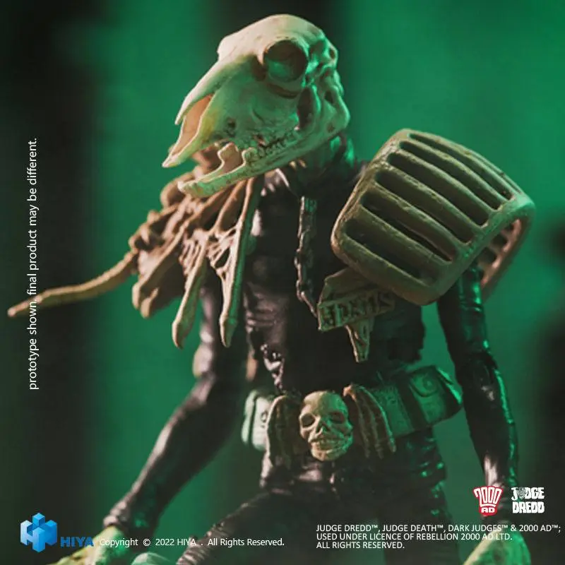 2000 AD Exquisite 1/18 Judge Mortis Mini akciófigura 11 cm termékfotó