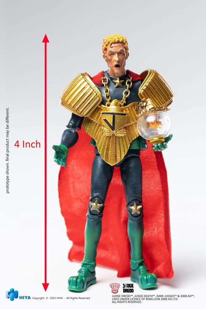 2000 AD Exquisite Mini 1/18 Chief Judge Caligula akciófigura 10 cm termékfotó