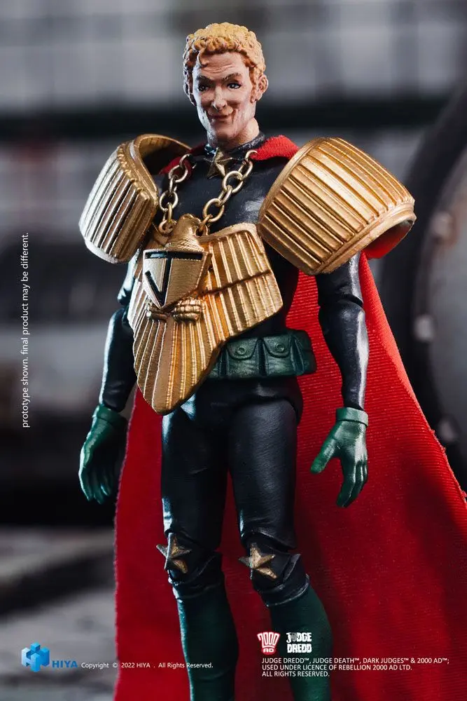 2000 AD Exquisite Mini 1/18 Chief Judge Caligula akciófigura 10 cm termékfotó