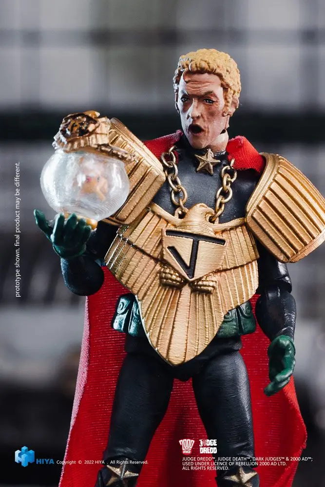 2000 AD Exquisite Mini 1/18 Chief Judge Caligula akciófigura 10 cm termékfotó