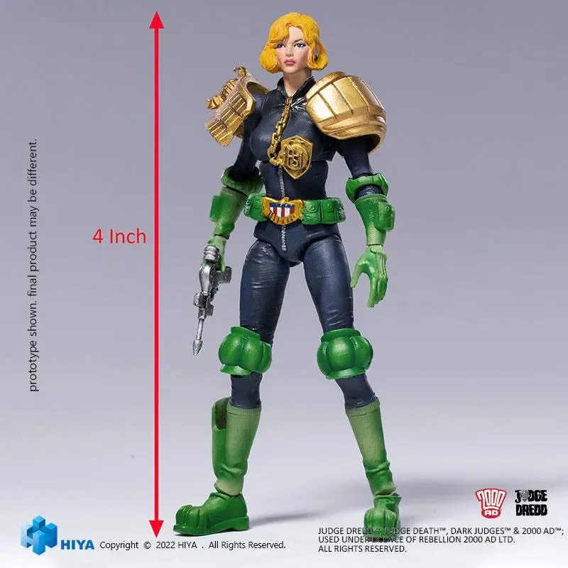 2000 AD Exquisite Mini 1/18 Judge Anderson akciófigura 10 cm termékfotó