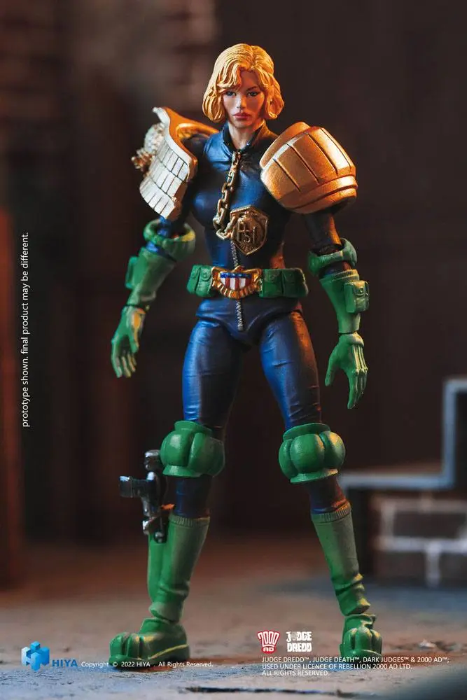 2000 AD Exquisite Mini 1/18 Judge Anderson akciófigura 10 cm termékfotó