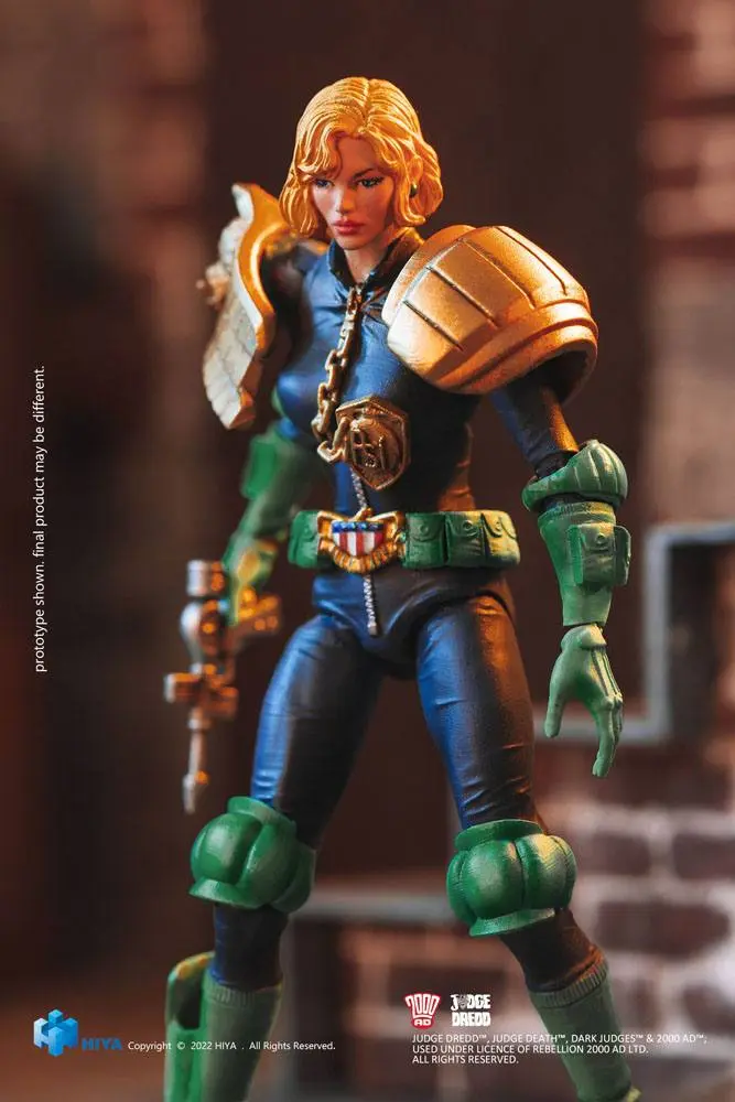 2000 AD Exquisite Mini 1/18 Judge Anderson akciófigura 10 cm termékfotó
