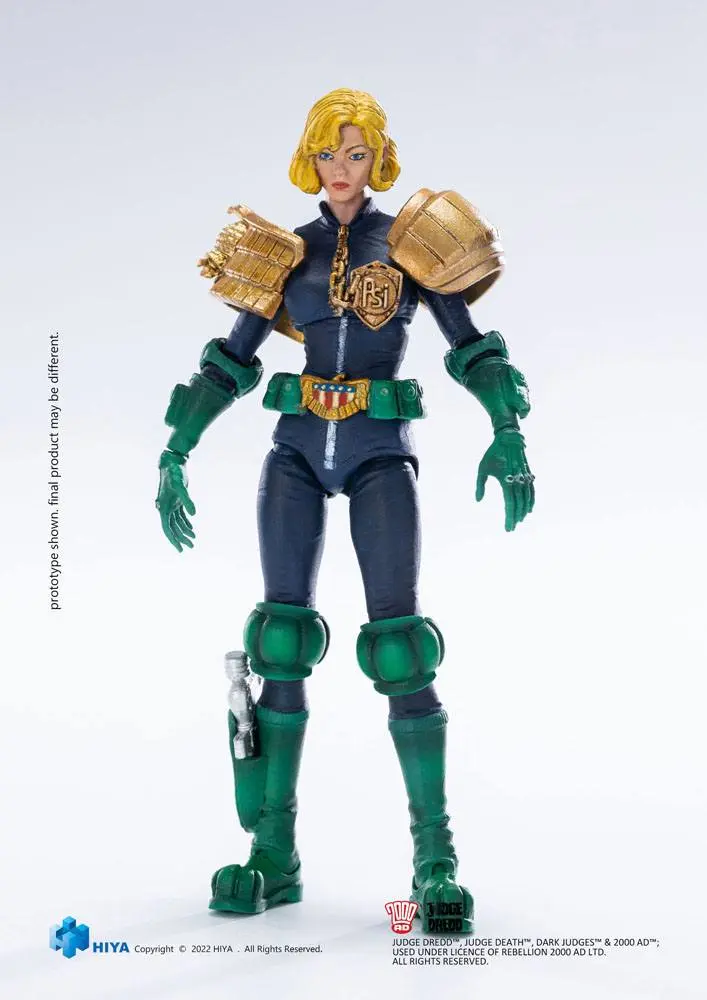 2000 AD Exquisite Mini 1/18 Judge Anderson &amp; Lawmaster MK 2 Set akciófigura 10 cm termékfotó
