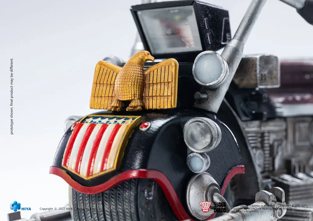 2000 AD Exquisite Mini 1/18 Judge Anderson &amp; Lawmaster MK 2 Set akciófigura 10 cm termékfotó