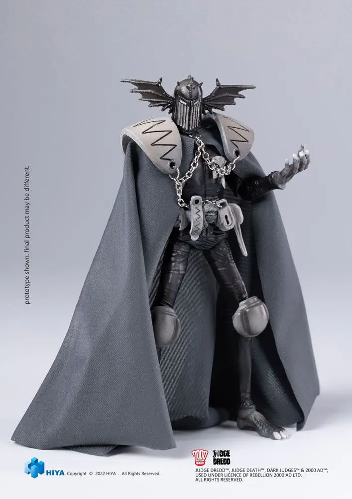 2000 AD Exquisite Mini akciófigura 1/18 Black and White Judge Fear 10 cm termékfotó