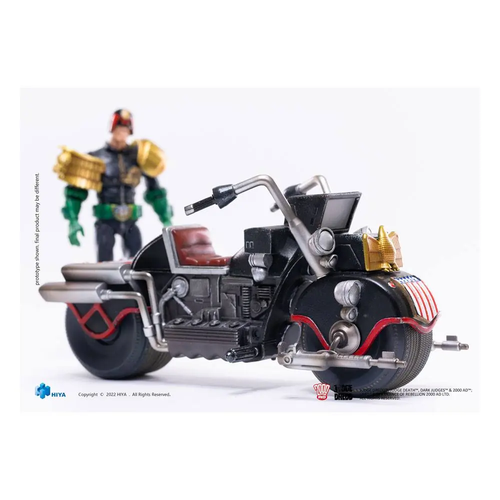 2000 AD Exquisite Mini akciófigura 1/18 Judge Dredd &amp; Lawmaster MK 2 csomag 10 cm termékfotó