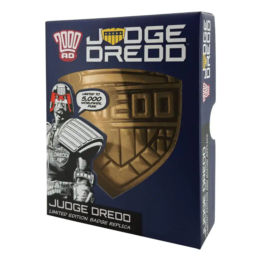 2000 AD replika Judge Dredd kitűző Limitált kiadás   termékfotó