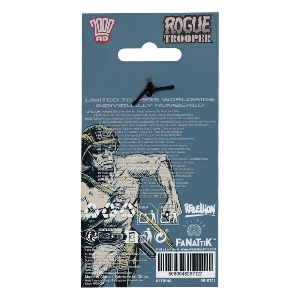2000 AD Rogue Trooper kulcstartó Limitált kiadás          termékfotó