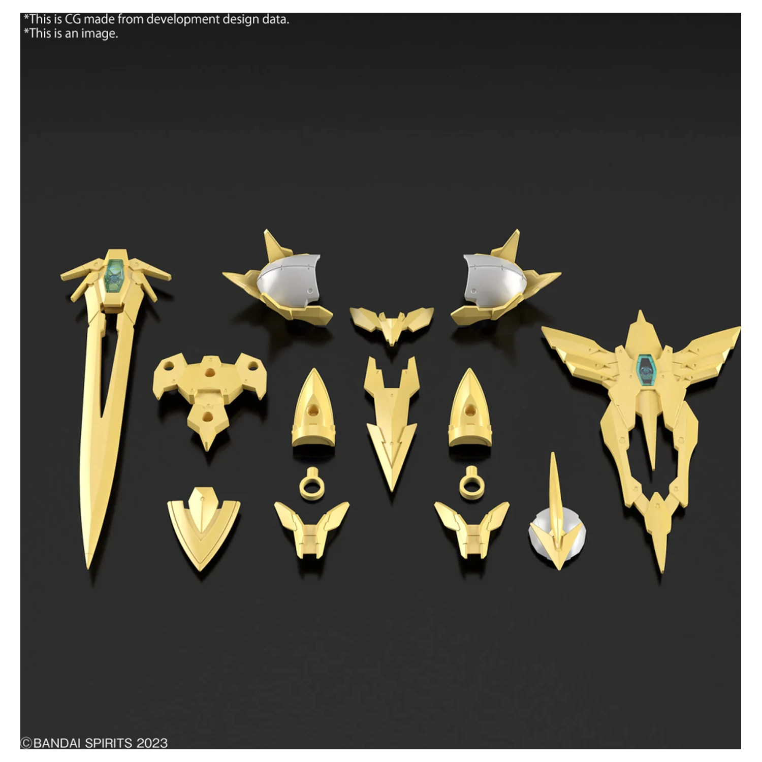 30MF Class Up Armor (Liber Holy Knight) modell készlet kiegészítő csomag termékfotó