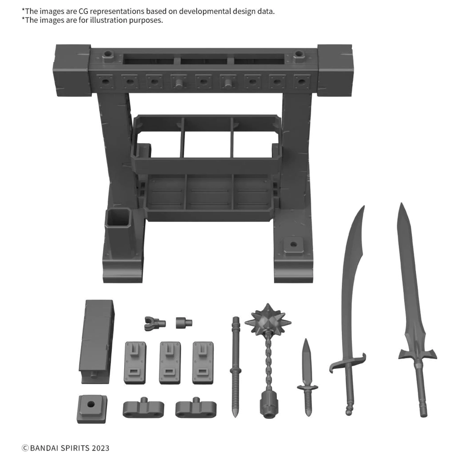 30MF Item Shop 3 (Weapon Option) modell készlet kiegészítő csomag termékfotó