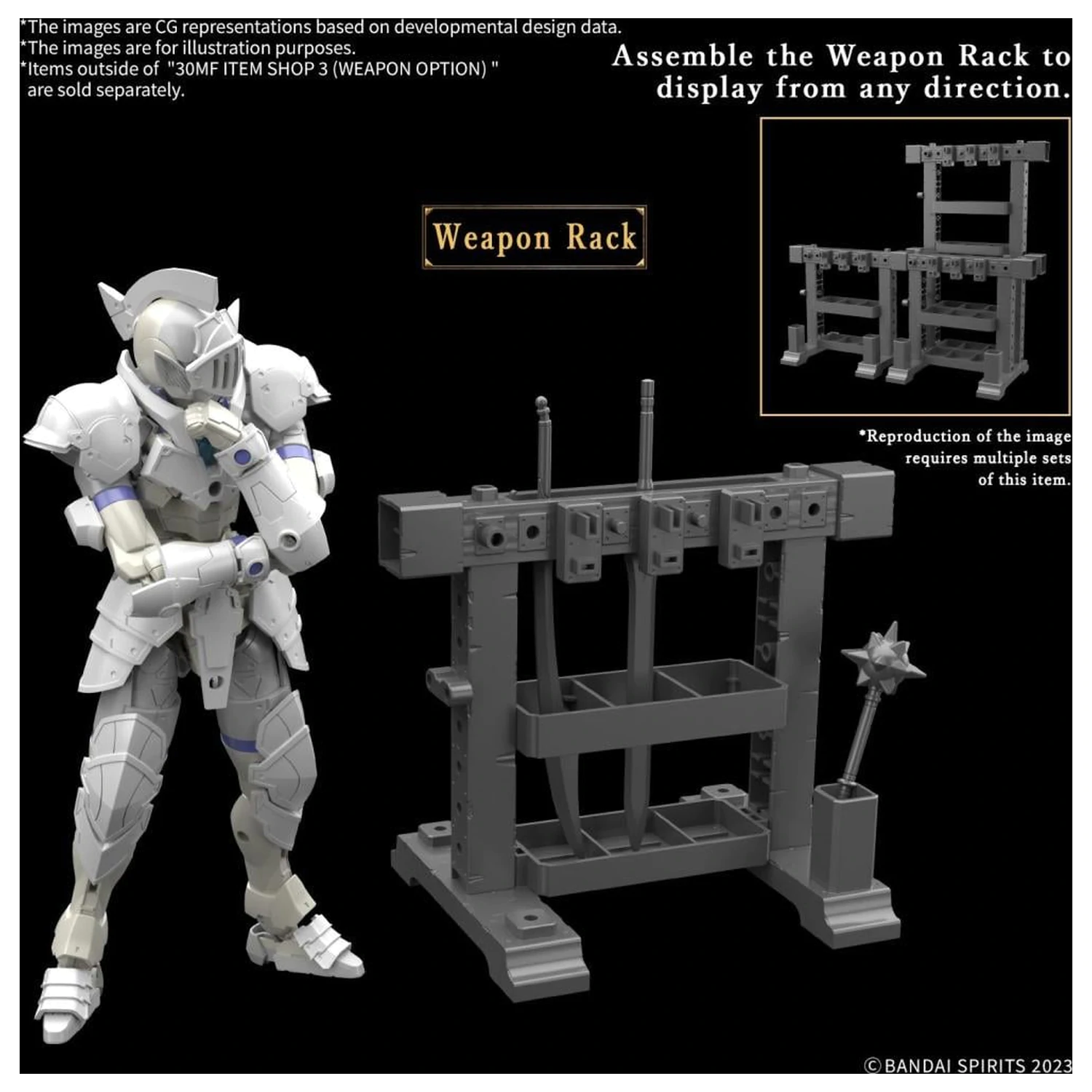 30MF Item Shop 3 (Weapon Option) modell készlet kiegészítő csomag termékfotó