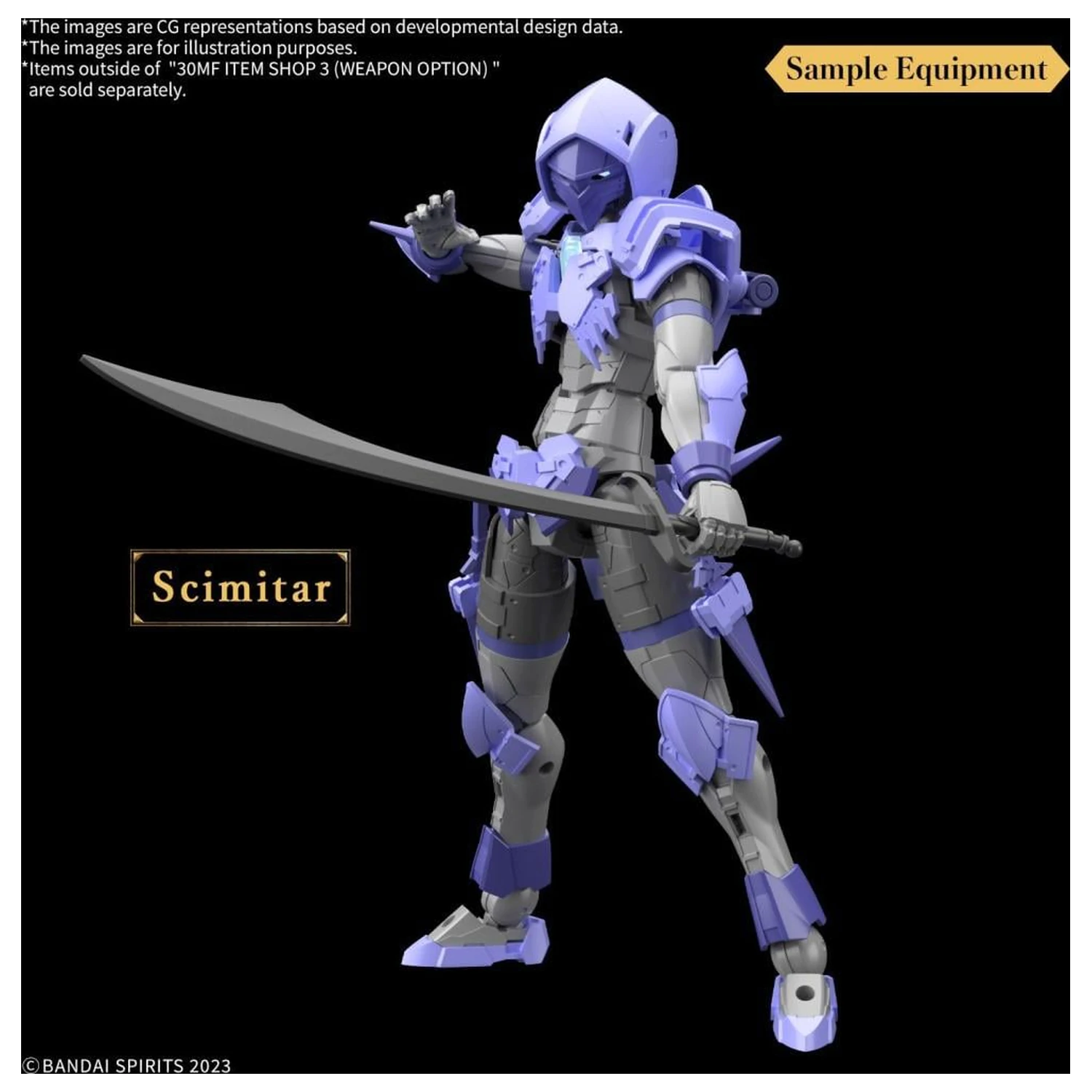 30MF Item Shop 3 (Weapon Option) modell készlet kiegészítő csomag termékfotó