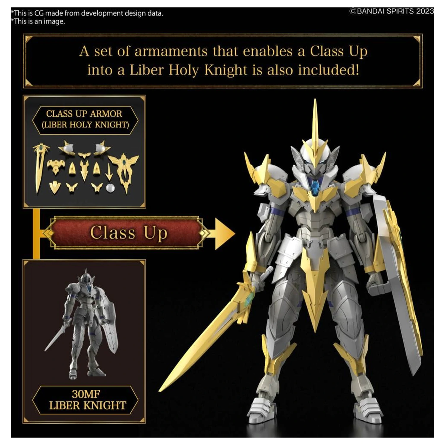 30MF Liber Holy Knight modell készlet termékfotó